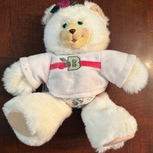 Vintage Fisher Price Briarberry Bear Maggieberry Plush 1998 Stuffed Animal Toy